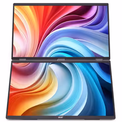 Acer PD193QEbmiuux Monitor PC 47 cm (18.5") 1920 x 1080 Pixel Double Full HD LED Grigio - Vista aggiuntiva 4