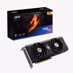 Acer Nitro Intel® Arc™ B580 OC, Arc B580, 12 GB, GDDR6, 192 bit, 7680 x 4320 Pixel, PCI Express x8 4.0