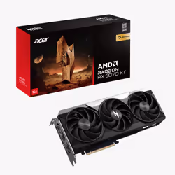 Acer Nitro Radeon RX 9070 XT OC 16GB, Radeon RX 9070 XT, 16 GB, GDDR6, 256 bit, 7680 x 4320 Pixel, PCI Express x16 5.0