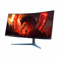 Acer Nitro ED0 ED340CU J0 Monitor PC 86,4 cm (34") 3440 x 1440 Pixel UltraWide Quad HD LCD Nero, Blu - Vista aggiuntiva 3
