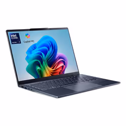 Acer SWIFT 14 AI SF14-51-76Z0 Intel Core Ultra 7 258V Computer portatile 35,6 cm (14") WUXGA 32 GB DDR5-SDRAM 1,02 TB SSD Wi-Fi 7 (802.11be) Windows 11 Home Italiano Blu