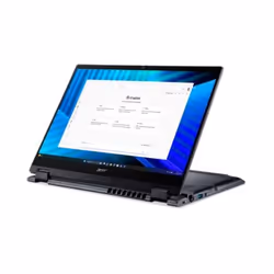 Acer TravelMate TMP414RN-55- TCO-59JS Intel Core Ultra 5 225U Ibrido (2 in 1) 35,6 cm (14") Touch screen WUXGA 16 GB DDR5-SDRAM 1,02 TB SSD Wi-Fi 7 (802.11be) Windows 11 Pro Italiano Blu - Vista aggiuntiva 7