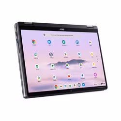Acer Chromebook CPE594-1N-TCO-343F Intel® Core™ i3 i3-1315U 35,6 cm (14") Touch screen WUXGA 8 GB DDR5-SDRAM 256 GB SSD Wi-Fi 6E (802.11ax) ChromeOS Italiano Grigio - Vista aggiuntiva 2