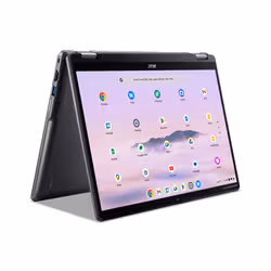 Acer Chromebook CPE594-1N-TCO-343F Intel® Core™ i3 i3-1315U 35,6 cm (14") Touch screen WUXGA 8 GB DDR5-SDRAM 256 GB SSD Wi-Fi 6E (802.11ax) ChromeOS Italiano Grigio - Vista aggiuntiva 4