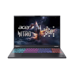 Acer Nitro 16S AI AN16S-61-R77Y Copilot+ PC AMD Ryzen AI 7 350 Computer portatile 40,6 cm (16") WQXGA 32 GB DDR5-SDRAM 2 TB SSD NVIDIA GeForce RTX 5070 Ti Wi-Fi 6E (802.11ax) Windows 11 Home Nero