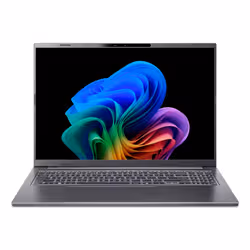 Acer Aspire 16 AI A16-52M-52G1 Copilot+ PC Intel Core Ultra 5 226V Computer portatile 40,6 cm (16") WUXGA+ 16 GB LPDDR5x-SDRAM 512 GB SSD Wi-Fi 7 (802.11be) Windows 11 Home Grigio - Vista aggiuntiva 2