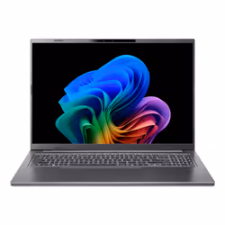 Acer Aspire 16 AI A16-52M-70Z5 Copilot+ PC Intel Core Ultra 7 258V Computer portatile 40,6 cm (16") WUXGA 32 GB LPDDR5x-SDRAM 1 TB SSD Wi-Fi 7 (802.11be) Windows 11 Home Italiano Grigio - Vista aggiuntiva 2