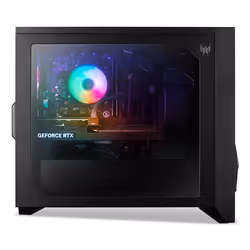 Acer Predator ORION 3000 PO3-665_H810 Intel Core Ultra 7 265F 32 GB DDR5-SDRAM 1 TB SSD NVIDIA GeForce RTX 5070 Windows 11 Home Desktop PC Nero - Vista aggiuntiva 4