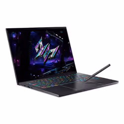 Acer NH.U0GET.002 laptop Copilot+ PC Intel Core Ultra 9 288V Computer portatile 36,8 cm (14.5") Touch screen 2.8K 32 GB DDR5-SDRAM 2 TB SSD NVIDIA GeForce RTX 5070 Wi-Fi 7 (802.11be) Windows 11 Pro Italiano Nero - Vista aggiuntiva 2