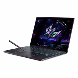 Acer NH.U0GET.002 laptop Copilot+ PC Intel Core Ultra 9 288V Computer portatile 36,8 cm (14.5") Touch screen 2.8K 32 GB DDR5-SDRAM 2 TB SSD NVIDIA GeForce RTX 5070 Wi-Fi 7 (802.11be) Windows 11 Pro Italiano Nero - Vista aggiuntiva 3