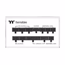 Thermaltake Toughpower GF A3 Snow 1050W - TT Premium Edition alimentatore per computer 24-pin ATX ATX Bianco - Vista aggiuntiva 6