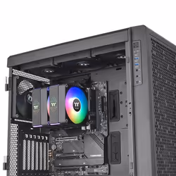 Thermaltake ASTRIA 600 Processore Raffreddatore d'aria 12 cm Nero 2 pz - Vista aggiuntiva 6