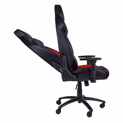 Thermaltake GGC-VCO-BRLWDS-01 sedia per videogioco Poltrona per gaming Seduta imbottita Nero, Rosso - Vista aggiuntiva 4