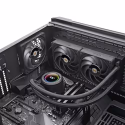 Thermaltake CL-W418-PL00BL-A sistema di raffreddamento per computer Raffreddatore di liquidi tutto in uno 12 cm Nero 1 pz - Vista aggiuntiva 6