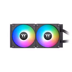 Thermaltake CL-W414-PL12SW-A sistema di raffreddamento per computer Processore Kit di raffreddamento a liquido 12 cm Nero - Vista aggiuntiva 4