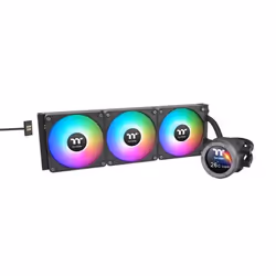 Thermaltake CL-W417-PL14SW-A, Raffreddatore di liquidi tutto in uno, 14 cm, 500 Giri/min, 1800 Giri/min, Nero
