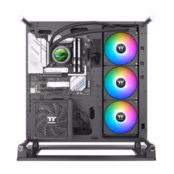 Thermaltake CL-W417-PL14SW-A sistema di raffreddamento per computer Case per computer, Processore Raffreddatore di liquidi tutto in uno 14 cm Nero 1 pz - Vista aggiuntiva 7