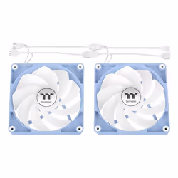Thermaltake Fan Hydrangea Blue CT120 Case per computer Ventilatore 12 cm Blu, Bianco 2 pz - Vista aggiuntiva 4