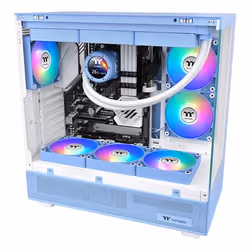 Thermaltake Fan Hydrangea Blue CT120 Case per computer Ventilatore 12 cm Blu, Bianco 2 pz - Vista aggiuntiva 5