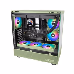 Thermaltake Matcha Green CT120 Case per computer Ventilatore 12 cm Grigio 2 pz - Vista aggiuntiva 5