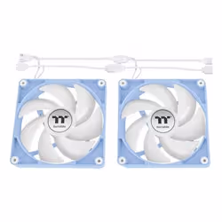 Thermaltake CL-F203-PL14BU-A sistema di raffreddamento per computer Case per computer Raffreddatore d'aria 14 cm Blu 2 pz - Vista aggiuntiva 4
