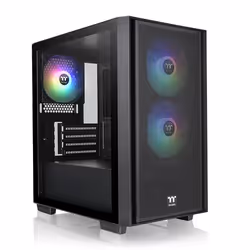 Thermaltake Versa H16 TG ARGB Micro Tower Nero - Vista aggiuntiva 5