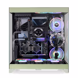 Thermaltake CTE E550 TG Midi Tower Verde - Vista aggiuntiva 2