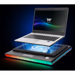 Thermaltake Massive EXTREME base di raffreddamento per laptop 3500 Giri/min Nero - Vista aggiuntiva 4