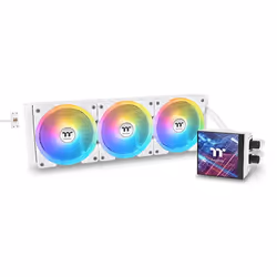 Thermaltake MAGFloe 360 Ultra ARGB, Raffreddatore di liquidi tutto in uno, 12 cm, 500 Giri/min, 2000 Giri/min, Bianco