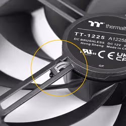Thermaltake TS120 EX Case per computer Ventilatore 12 cm Nero 3 pz - Vista aggiuntiva 5