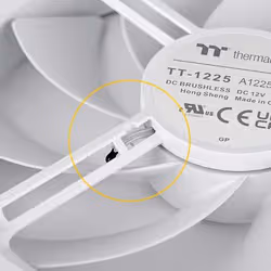 Thermaltake TS120 White Case per computer Ventilatore 12 cm Bianco - Vista aggiuntiva 5