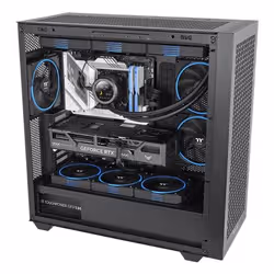 Thermaltake TS140 Black Case per computer Ventilatore 14 cm Nero - Vista aggiuntiva 6