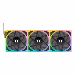 Thermaltake CL-F212-PL14SW-A sistema di raffreddamento per computer Case per computer Ventilatore 14 cm Nero 3 pz - Vista aggiuntiva 3