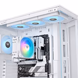 Thermaltake UX400 ARGB Sync Processore Raffreddatore d'aria 12 cm Bianco 1 pz - Vista aggiuntiva 6