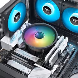 Thermaltake UX150 ARGB Sync Processore Raffreddatore d'aria 13 cm Nero 1 pz - Vista aggiuntiva 6