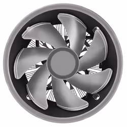Thermaltake UX150-L ARGB Sync Processore Raffreddatore d'aria 13 cm Nero 1 pz