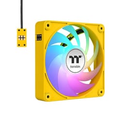 Thermaltake CT140 EX ARGB Case per computer Raffreddatore d'aria 14 cm Giallo