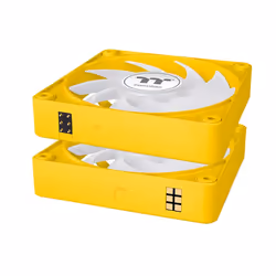 Thermaltake CT140 EX ARGB Case per computer Raffreddatore d'aria 14 cm Giallo - Vista aggiuntiva 2