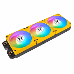 Thermaltake CT140 EX ARGB Case per computer Raffreddatore d'aria 14 cm Giallo - Vista aggiuntiva 5