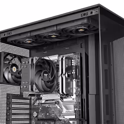 Thermaltake UX400 Processore Raffreddatore d'aria 12 cm Nero, Argento 1 pz - Vista aggiuntiva 6