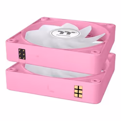 Thermaltake CL-F225-PL12PK-A sistema di raffreddamento per computer Case per computer Raffreddatore d'aria 12 cm Rosa 3 pz - Vista aggiuntiva 2