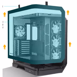 darkFlash DC-DY570-B-ES1 computer case Full Tower Nero - Vista aggiuntiva 2