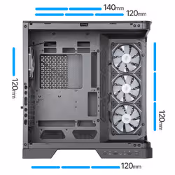 darkFlash DC-DY570-B-ES1 computer case Full Tower Nero - Vista aggiuntiva 6