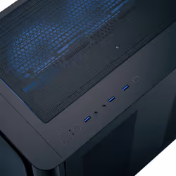 Aerocool P500C Midi Tower Nero - Vista aggiuntiva 4
