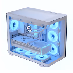 Aerocool P500C Midi Tower Bianco - Vista aggiuntiva 3