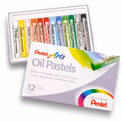 Pentel PHN-12 pastello Pastello a olio Multicolore 12 pz - Vista aggiuntiva 4