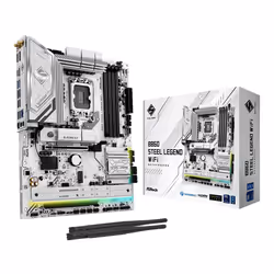 Asrock B860 Steel Legend WiFi Intel B860 LGA 1851 (Socket V1) ATX - Vista aggiuntiva 6