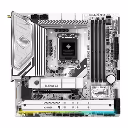 Asrock B860M Steel Legend WiFi, Intel, LGA 1851 (Socket V1), Intel Core Ultra (Series 2), DDR5-SDRAM, 256 GB, DIMM