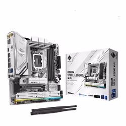Asrock B860M Steel Legend WiFi Intel B860 LGA 1851 (Socket V1) micro ATX - Vista aggiuntiva 6