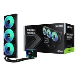 Asrock Challenger 360 Digital Processore Kit di raffreddamento a liquido 12 cm Nero